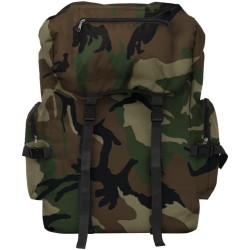 vidaXL Mochila militar 65 L Camuflaje