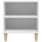 vidaXL Mueble para TV madera contrachapada blanco 102x44,5x50 cm