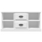vidaXL Mueble para TV madera contrachapada blanco 99,5x35,5x48 cm