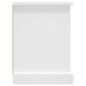 vidaXL Mueble para TV madera contrachapada blanco 99,5x35,5x48 cm