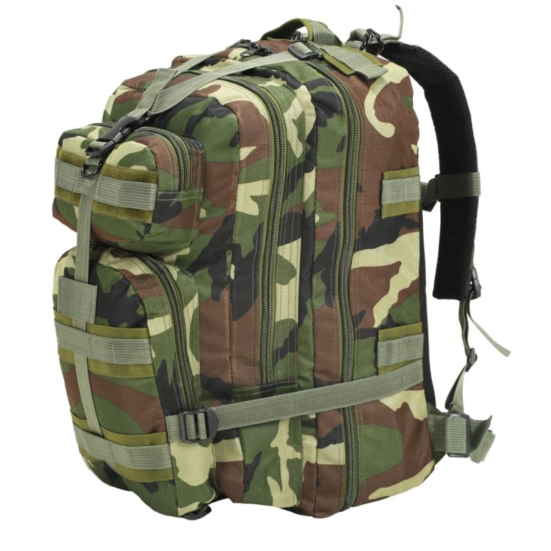 vidaXL Mochila militar 50 L Camuflaje vidaXL Mochila militar 50 L Camuflaje