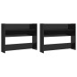vidaXL Zapateros de pared 2 uds contrachapada negro brillo 80x18x60 cm vidaXL Zapateros de pared 2 uds contrachapada negro brillo 80x18x60 cm