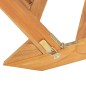 vidaXL Tumbona de madera maciza de teca vidaXL Tumbona de madera maciza de teca