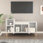 vidaXL Mueble para TV madera contrachapada blanco 100x35x55 cm vidaXL Mueble para TV madera contrachapada blanco 100x35x55 cm