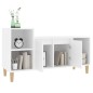 vidaXL Mueble para TV madera contrachapada blanco 100x35x55 cm vidaXL Mueble para TV madera contrachapada blanco 100x35x55 cm
