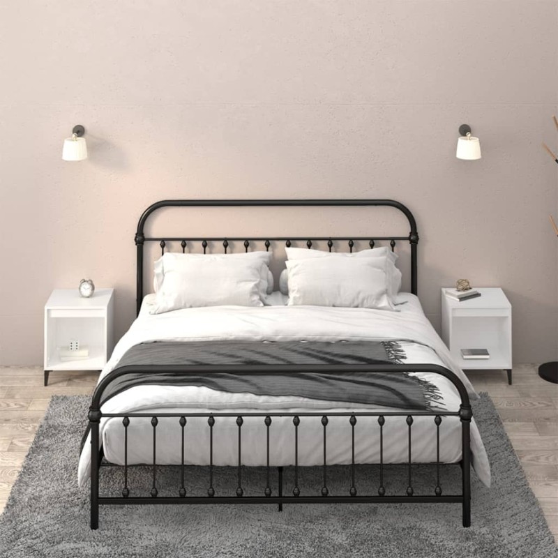 vidaXL Mesitas de noche 2 unidades color blanco 40x35x50 cm vidaXL Mesitas de noche 2 unidades color blanco 40x35x50 cm
