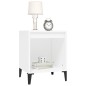 vidaXL Mesitas de noche 2 unidades color blanco 40x35x50 cm vidaXL Mesitas de noche 2 unidades color blanco 40x35x50 cm