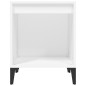 vidaXL Mesitas de noche 2 unidades color blanco 40x35x50 cm vidaXL Mesitas de noche 2 unidades color blanco 40x35x50 cm