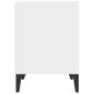 vidaXL Mesitas de noche 2 unidades color blanco 40x35x50 cm vidaXL Mesitas de noche 2 unidades color blanco 40x35x50 cm