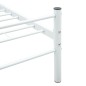 vidaXL Estructura de cama de metal blanco 100x200 cm vidaXL Estructura de cama de metal blanco 100x200 cm