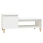 vidaXL Mesa de centro madera contrachapada blanco 100x50x45 cm vidaXL Mesa de centro madera contrachapada blanco 100x50x45 cm