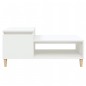 vidaXL Mesa de centro madera contrachapada blanco 100x50x45 cm vidaXL Mesa de centro madera contrachapada blanco 100x50x45 cm