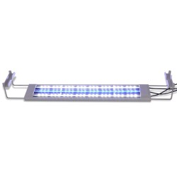 vidaXL Lámpara LED para acuario aluminio IP67 50-60 cm