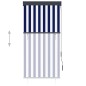 vidaXL Estor enrollable de exterior azul y blanco 80x250 cm vidaXL Estor enrollable de exterior azul y blanco 80x250 cm