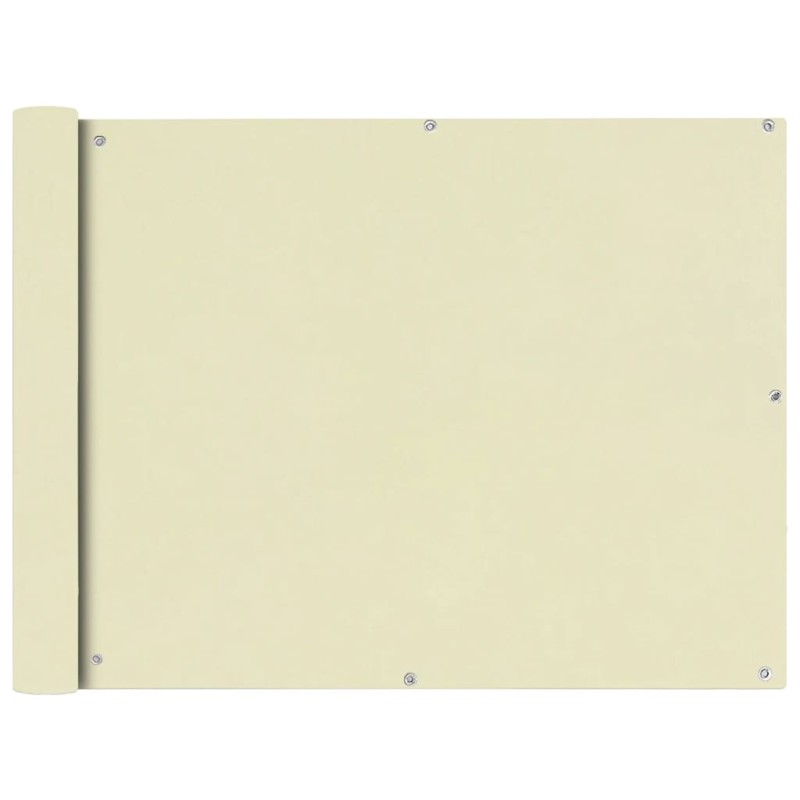 vidaXL Toldo para balcón tela oxford 90x400 cm crema vidaXL Toldo para balcón tela oxford 90x400 cm crema