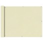 vidaXL Toldo para balcón tela oxford 90x400 cm crema vidaXL Toldo para balcón tela oxford 90x400 cm crema