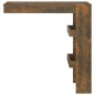 vidaXL Mesa de bar de pared contrachapada roble ahumado 102x45x103,5cm vidaXL Mesa de bar de pared contrachapada roble ahumado 102x45x103,5cm