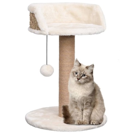 vidaXL Árbol para gatos con poste rascador hierba marina 49 cm
