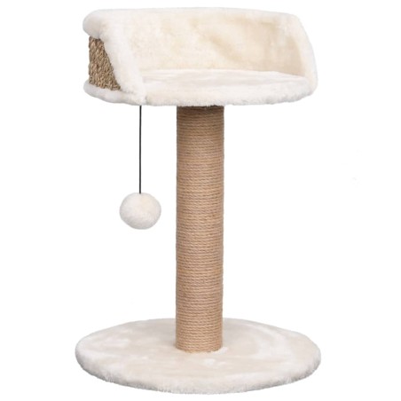 vidaXL Árbol para gatos con poste rascador hierba marina 49 cm