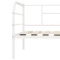 vidaXL Estructura de cama de metal blanco 90x200 cm vidaXL Estructura de cama de metal blanco 90x200 cm