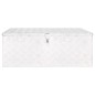 vidaXL Caja de almacenaje de aluminio plateado 100x55x37 cm vidaXL Caja de almacenaje de aluminio plateado 100x55x37 cm