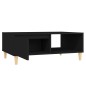 vidaXL Mesa de centro madera contrachapada negro 90x60x35 cm vidaXL Mesa de centro madera contrachapada negro 90x60x35 cm