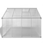 vidaXL Invernadero de aluminio reforzado con estructura base 6,05 m² vidaXL Invernadero de aluminio reforzado con estructura base 6,05 m²