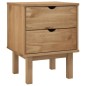 vidaXL Mesita de noche OTTA madera maciza de pino 45x39x57 cm vidaXL Mesita de noche OTTA madera maciza de pino 45x39x57 cm