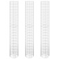 vidaXL Arriate gaviones circular 3 uds acero galvanizado Ø30x200 cm vidaXL Arriate gaviones circular 3 uds acero galvanizado Ø30x200 cm