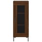 vidaXL Aparador alto madera contrachapada roble marrón 34,5x34x180 cm vidaXL Aparador alto madera contrachapada roble marrón 34,5x34x180 cm