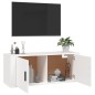 vidaXL Mueble para TV de pared blanco 100x34,5x40 cm vidaXL Mueble para TV de pared blanco 100x34,5x40 cm
