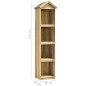 vidaXL Caseta herramientas jardín madera pino impregnada 36x36x163 cm vidaXL Caseta herramientas jardín madera pino impregnada 36x36x163 cm
