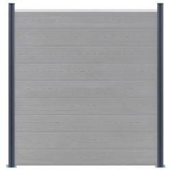 vidaXL Postes de valla 2 unidades aluminio gris oscuro 185 cm