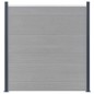 vidaXL Postes de valla 2 unidades aluminio gris oscuro 185 cm vidaXL Postes de valla 2 unidades aluminio gris oscuro 185 cm