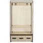 vidaXL Armario de tela color crema 87x49x159 cm vidaXL Armario de tela color crema 87x49x159 cm