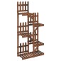 vidaXL Soporte para flores madera maciza de abeto 60x25x130 cm vidaXL Soporte para flores madera maciza de abeto 60x25x130 cm