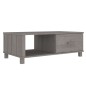 vidaXL Mesa de centro HAMAR madera maciza pino gris claro 100x55x35 cm vidaXL Mesa de centro HAMAR madera maciza pino gris claro 100x55x35 cm