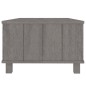 vidaXL Mesa de centro HAMAR madera maciza pino gris claro 100x55x35 cm vidaXL Mesa de centro HAMAR madera maciza pino gris claro 100x55x35 cm