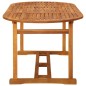 vidaXL Set de comedor de jardín 7 piezas madera maciza de acacia vidaXL Set de comedor de jardín 7 piezas madera maciza de acacia