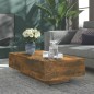 vidaXL Mesa de centro madera contrachapada roble ahumado 115x60x31 cm vidaXL Mesa de centro madera contrachapada roble ahumado 115x60x31 cm