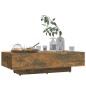 vidaXL Mesa de centro madera contrachapada roble ahumado 115x60x31 cm vidaXL Mesa de centro madera contrachapada roble ahumado 115x60x31 cm