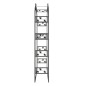 vidaXL Arco de jardín acero negro 116x45x240 cm vidaXL Arco de jardín acero negro 116x45x240 cm