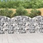 vidaXL Cesta gaviones forma arco hierro galvanizado 150x30x100/120 cm vidaXL Cesta gaviones forma arco hierro galvanizado 150x30x100/120 cm