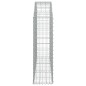vidaXL Cesta gaviones forma arco hierro galvanizado 150x30x100/120 cm vidaXL Cesta gaviones forma arco hierro galvanizado 150x30x100/120 cm