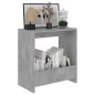 vidaXL Mesa auxiliar de madera contrachapada gris hormigón 50x26x50 cm vidaXL Mesa auxiliar de madera contrachapada gris hormigón 50x26x50 cm
