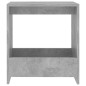 vidaXL Mesa auxiliar de madera contrachapada gris hormigón 50x26x50 cm vidaXL Mesa auxiliar de madera contrachapada gris hormigón 50x26x50 cm
