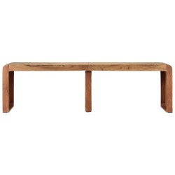 vidaXL Banco de madera maciza de acacia 160x38x45 cm 