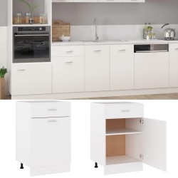 vidaXL Armario inferior cajón cocina madera ingeniería 50x46x81,5cm