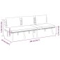 vidaXL Muebles de jardín 4 piezas con cojines madera maciza de acacia vidaXL Muebles de jardín 4 piezas con cojines madera maciza de acacia