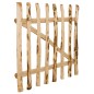 vidaXL Puerta para valla 100x90 cm madera de avellano